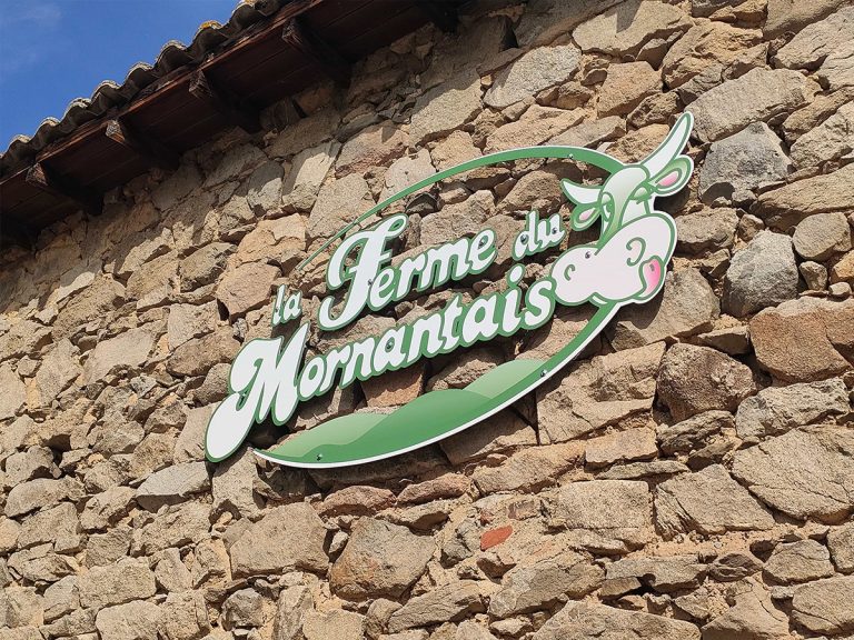 La Ferme du Mornantais, produits fermiers en agriculture biologique à Mornant, près de Lyon | Enseigne