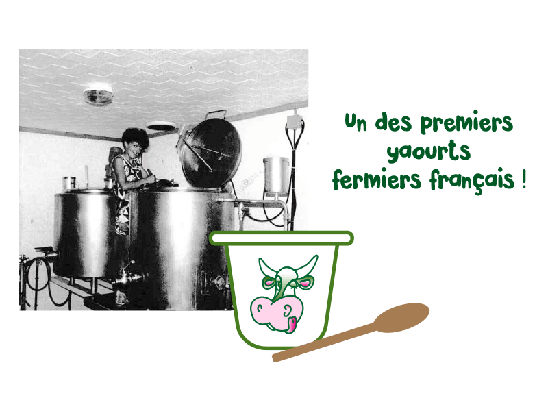 La Ferme du Mornantais, produits fermiers en agriculture biologique à Mornant, près de Lyon | 1er yaourt