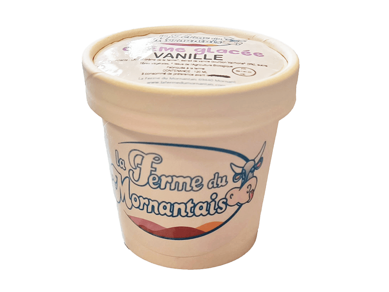 La Ferme du Mornantais, produits fermiers en agriculture biologique à Mornant, près de Lyon | Crème glacée vanille