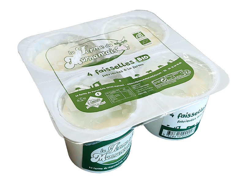 La Ferme du Mornantais, produits fermiers en agriculture biologique à Mornant, près de Lyon | Faisselles x4