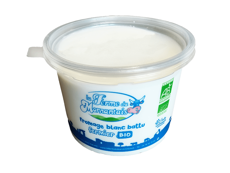 La Ferme du Mornantais, produits fermiers en agriculture biologique à Mornant, près de Lyon | Fromage blanc battu