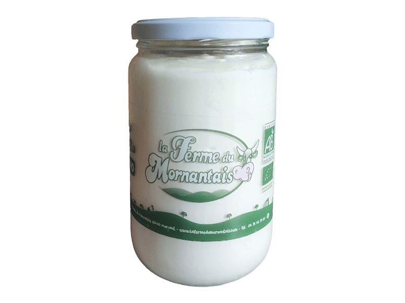 La Ferme du Mornantais, produits fermiers en agriculture biologique à Mornant, près de Lyon | Fromage blanc battu 750g